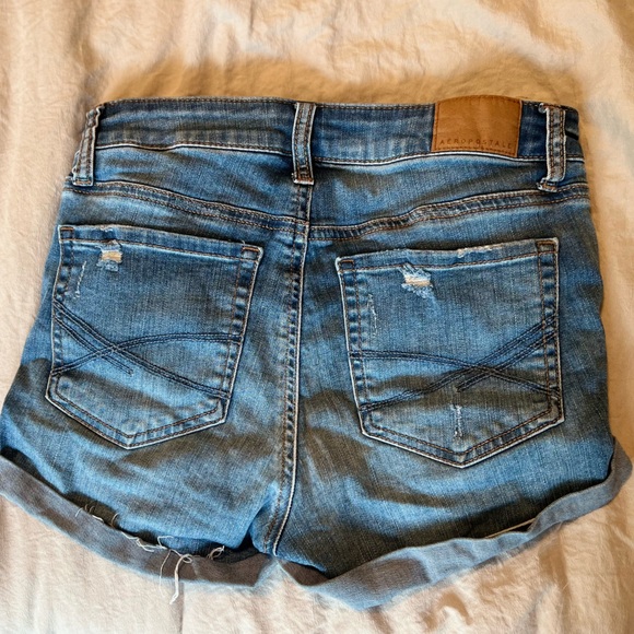 High Waisted Jean Shorts - Picture 2 of 6